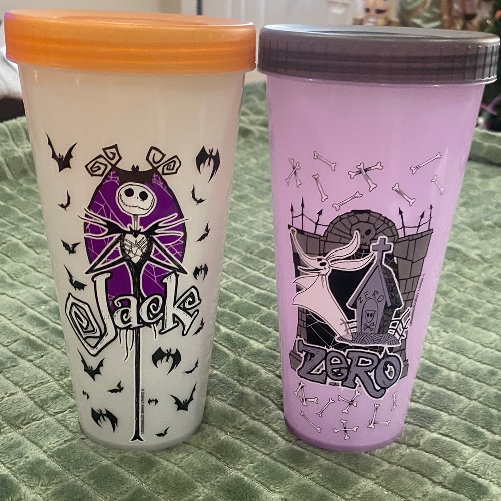 Jack and Zero Themed Tumblers